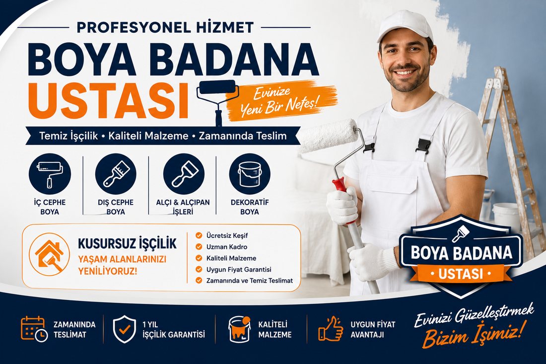 Narlıdere boya badana ustası – profesyonel boyacı